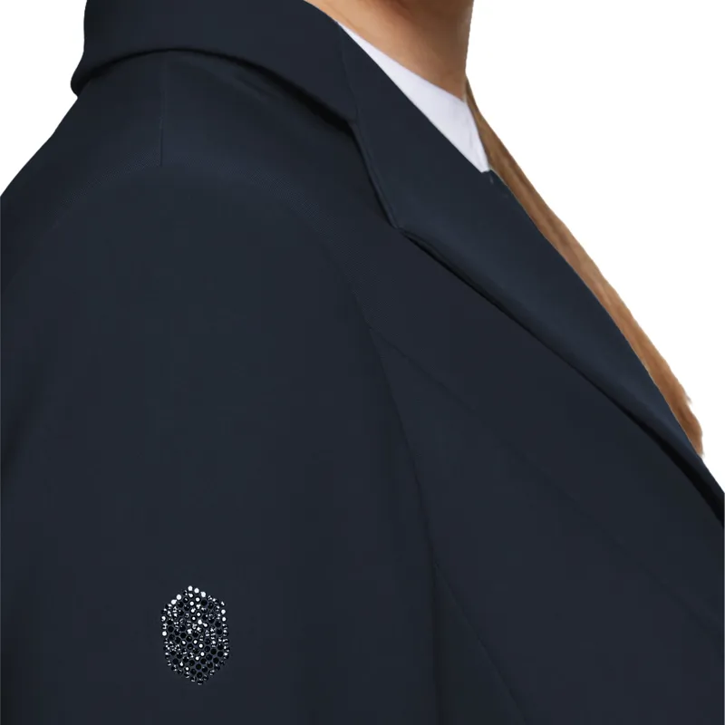 Samshield Crystal Ferna Womens Dressage Tails - Navy-2