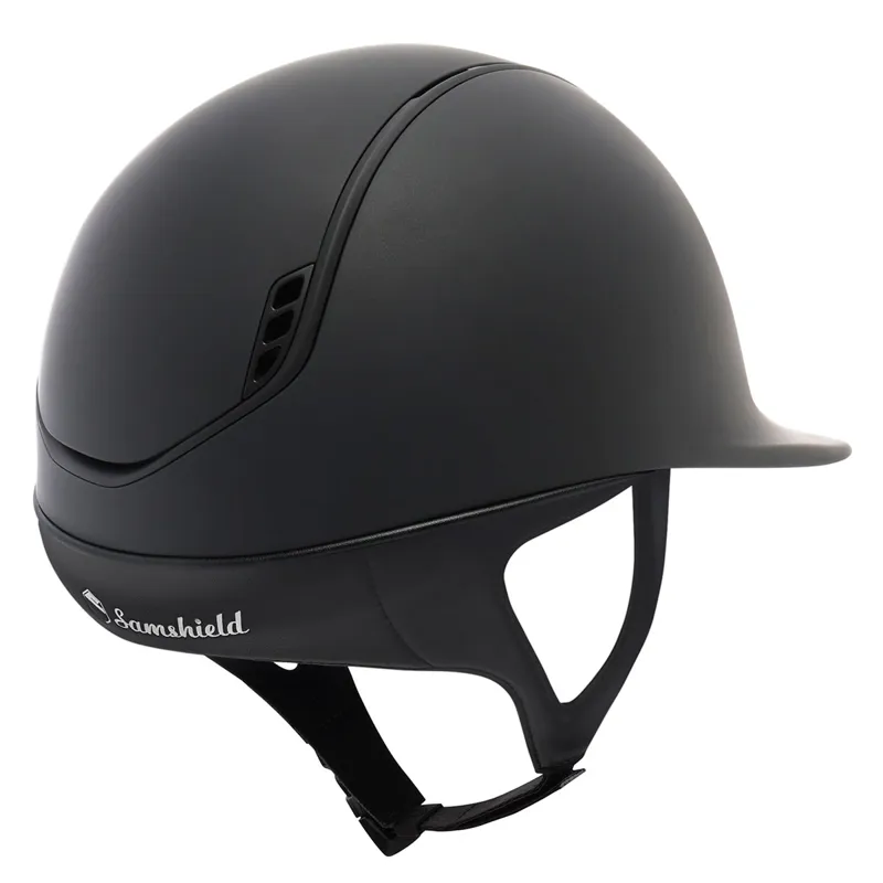Samshield Shadowmatt 2.0 Dark Line 5 Crystals Riding Hat - Black-1