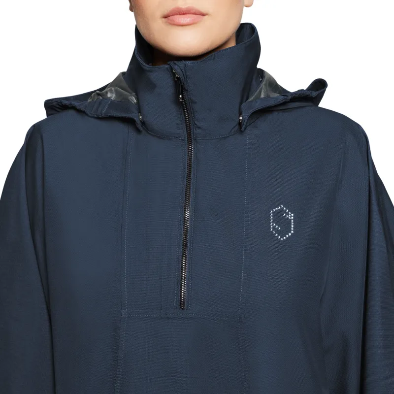 Samshield Elfida Womens Waterproof Poncho - Navy-2