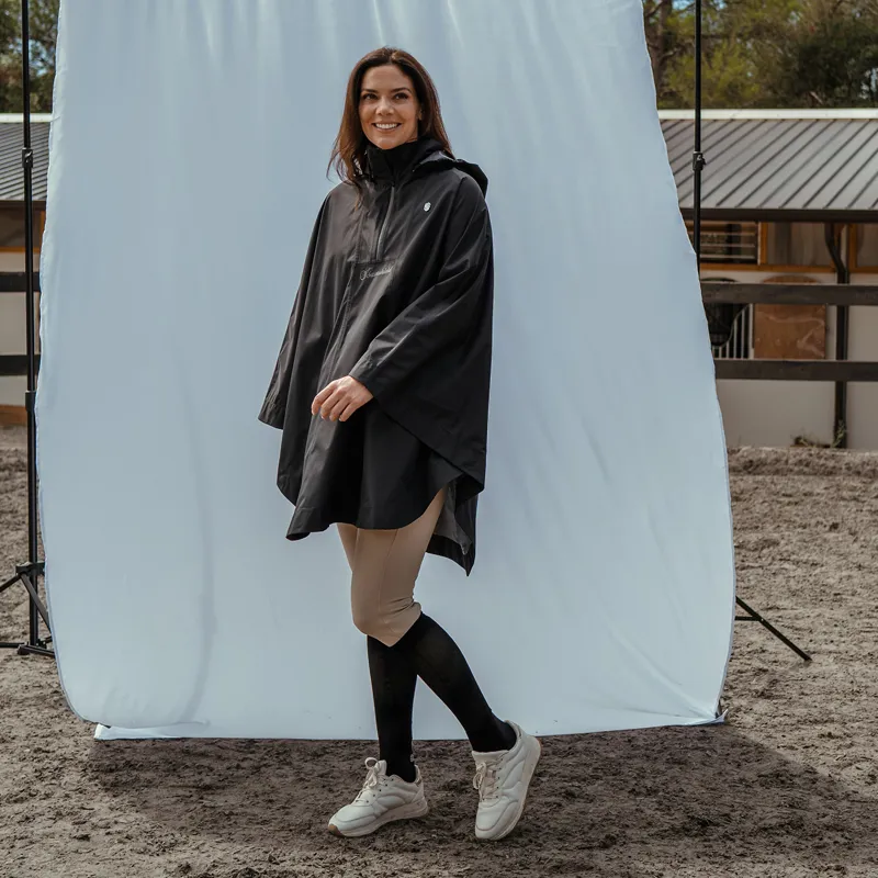 Samshield Elfida Womens Rain Cape Jacket - Black-4