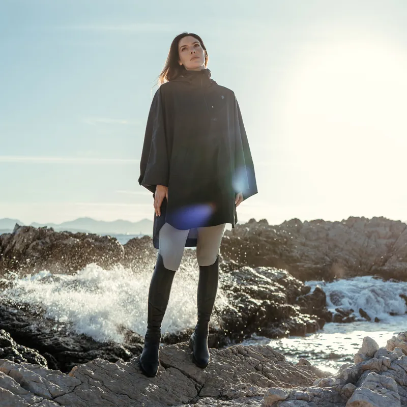 Samshield Elfida Womens Rain Cape Jacket - Black-5