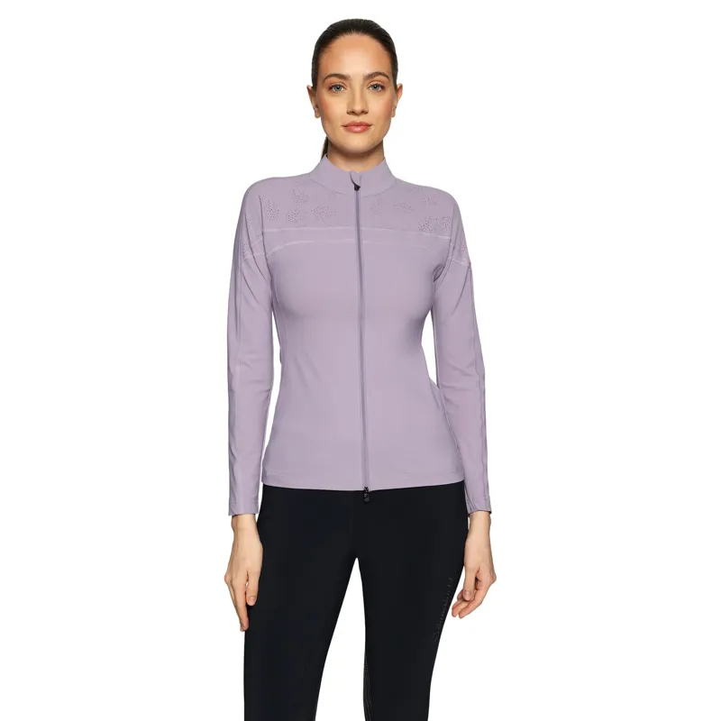 Samshield Evelya Womens Long Sleeve Training Top - Lavender Grey