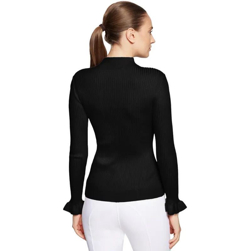 Samshield Lidia Ruffle Womens Pullover - Black-1