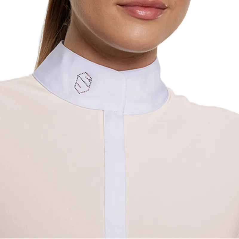 Samshield Julia Spring Flower Ladies Short Sleeve Show Shirt - Rosewater-2