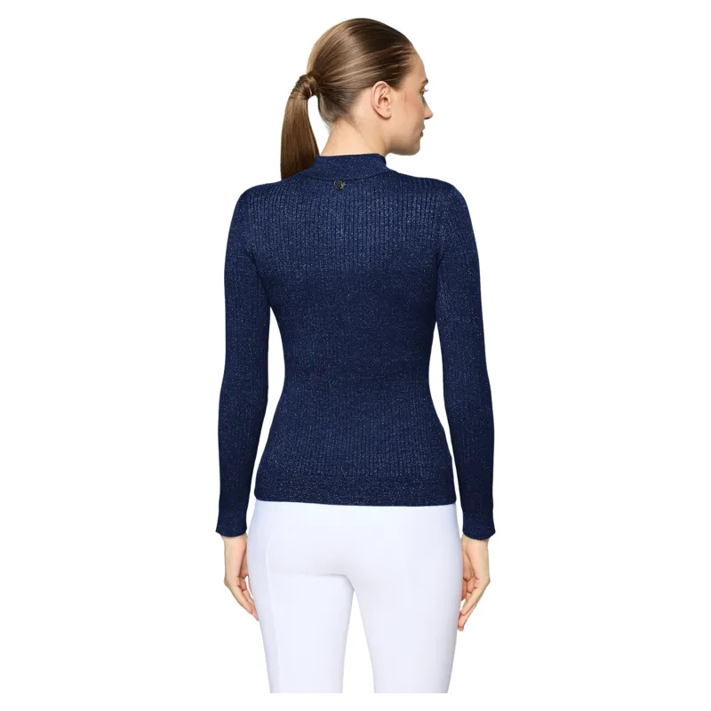 Samshield Lidia Womens Quarter Zip Pullover - Navy-1