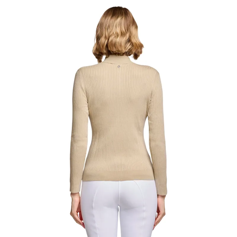 Samshield Lidia Womens Quarter Zip Pullover - Sand-2