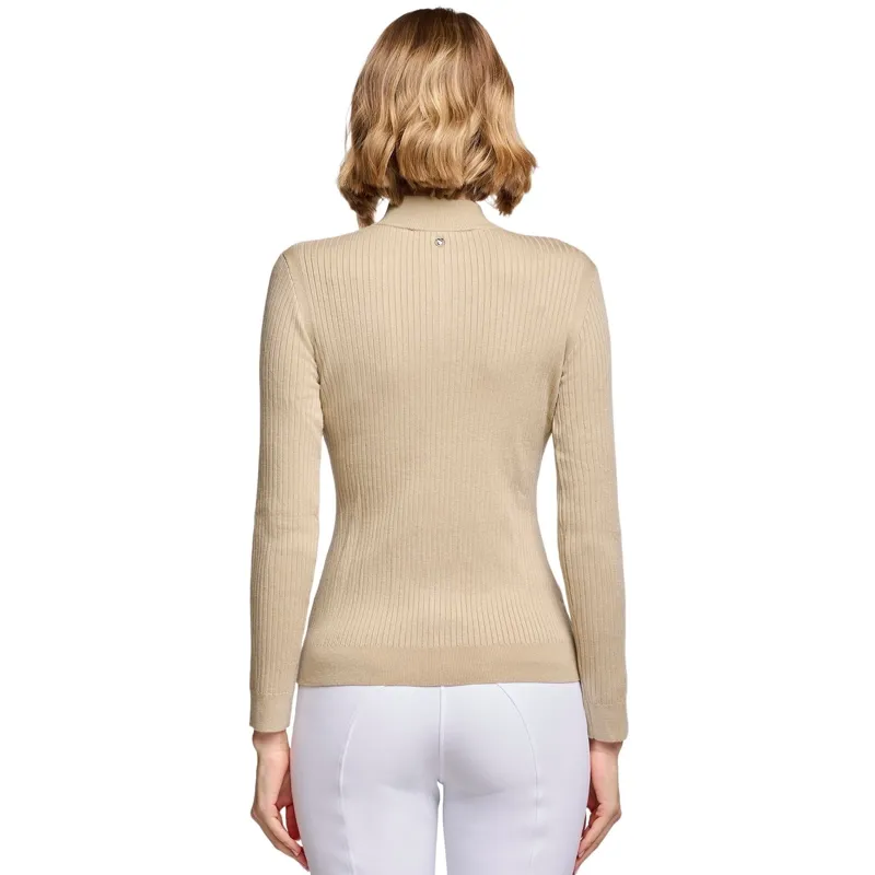 Samshield Lidia Womens Quarter Zip Pullover - Sand-2
