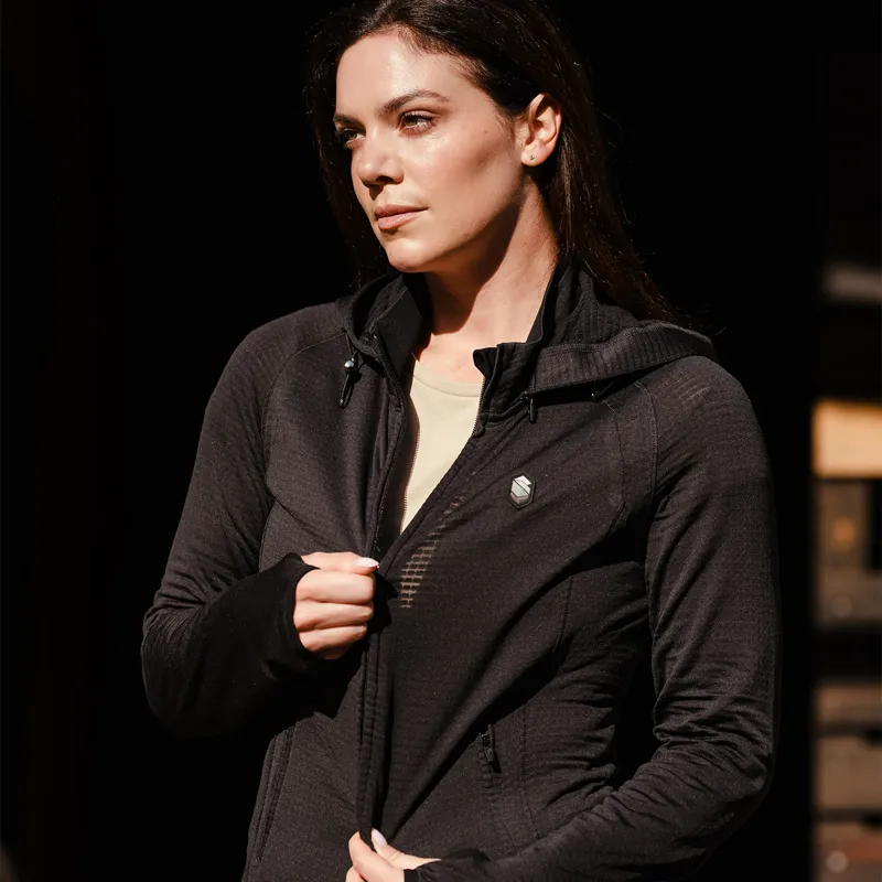 Samshield Lissa Womens Long Sleeve Training Jacket - Black-4