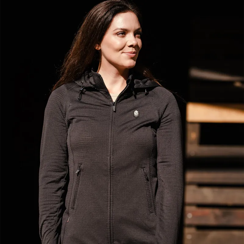 Samshield Lissa Womens Long Sleeve Training Jacket - Black-3