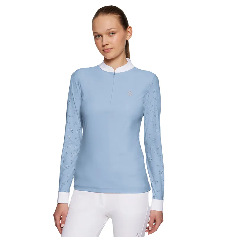Samshield Louison Air Long Sleeve Ladies Show Shirt - Cashmere Blue