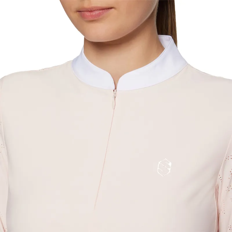 Samshield Louison Air Long Sleeve Ladies Show Shirt - Rosewater-2