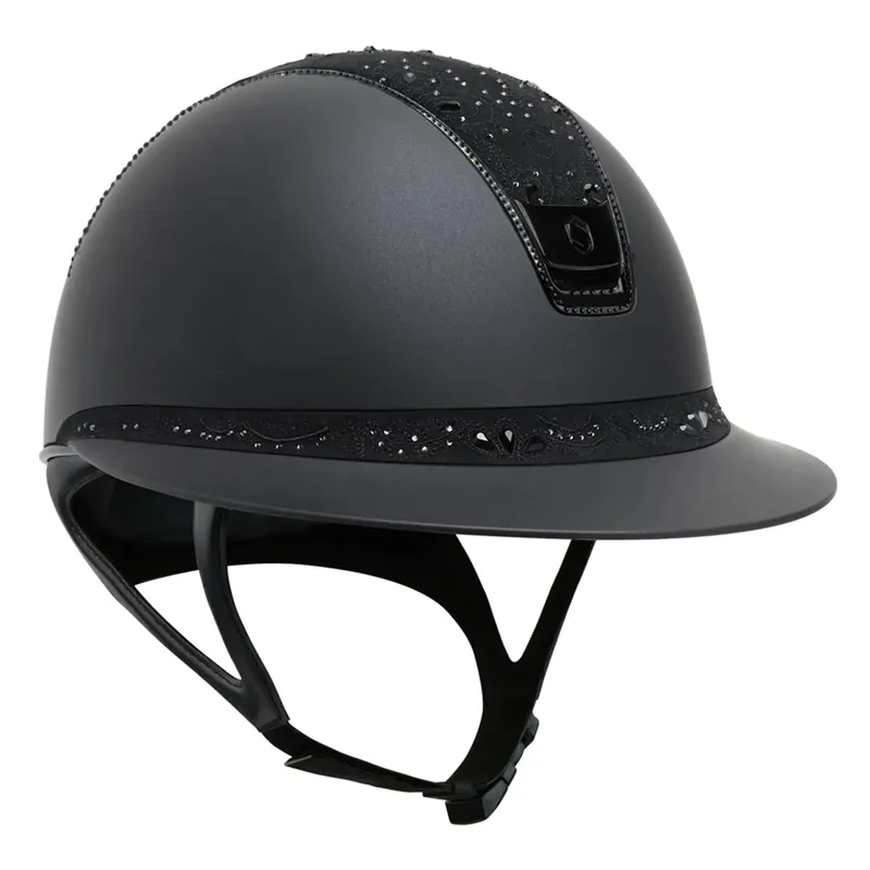 Samshield Miss Shield 2.0 Crystal Bloom 300 Crystal Hat - Black