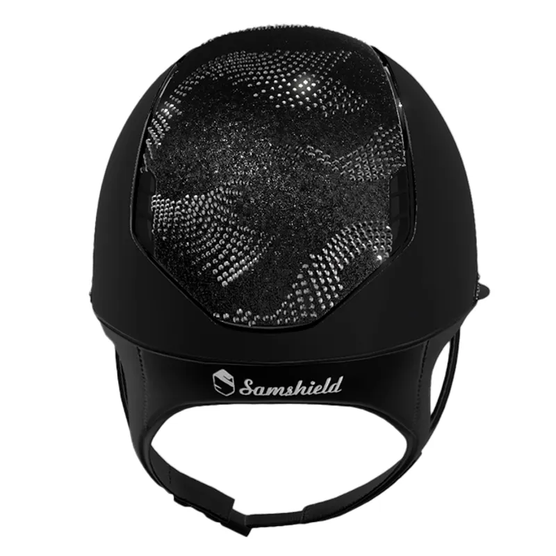 Samshield Miss Shield Shadowmatt 2.0 Crystal Intarsia Hat - Black-1