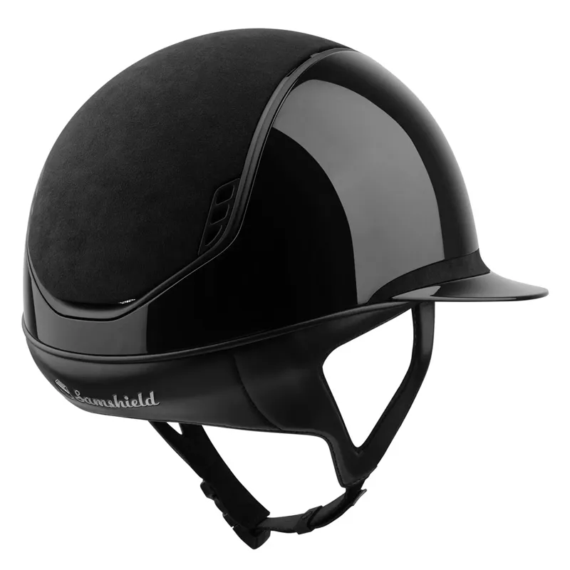 Samshield Miss Shield ShadowGlossy 2.0 Matt Trim/Blason Hat - Black-1