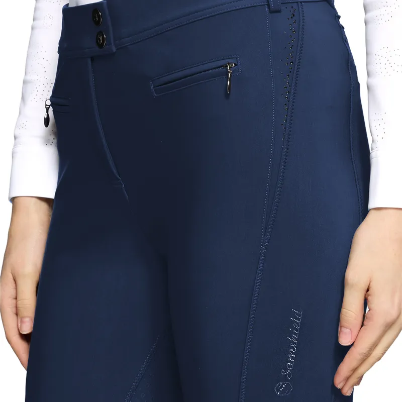 Samshield Omega Full Grip Womens Breeches - Sapphire-2