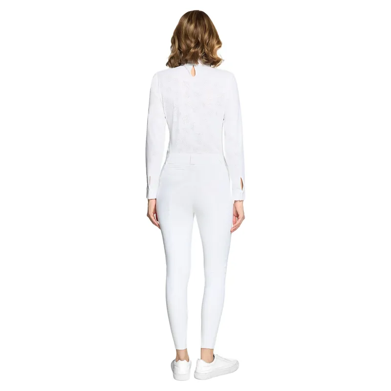 Samshield Omega Full Grip Womens Competition Breeches - White-3