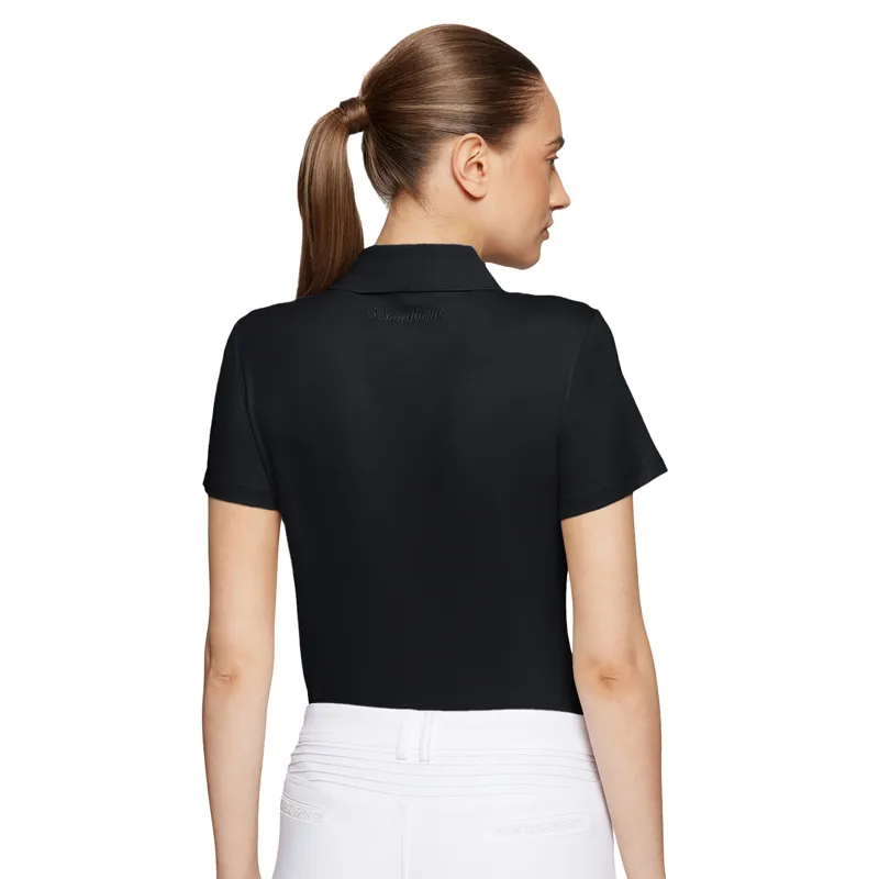Samshield Marylin Womens Short Sleeve Polo - Black-1