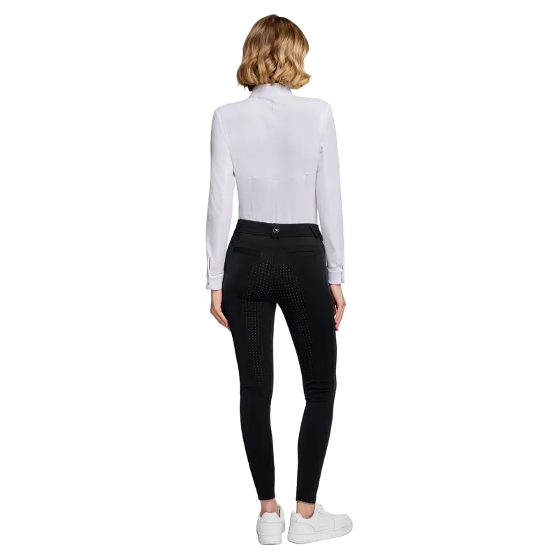 Samshield Sakina Winter Full Grip Womens Breeches - Black-3