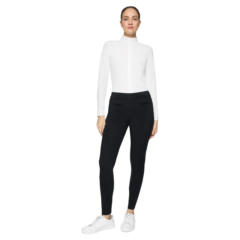 Samshield Sakina Winter Full Grip Womens Breeches - Black-2