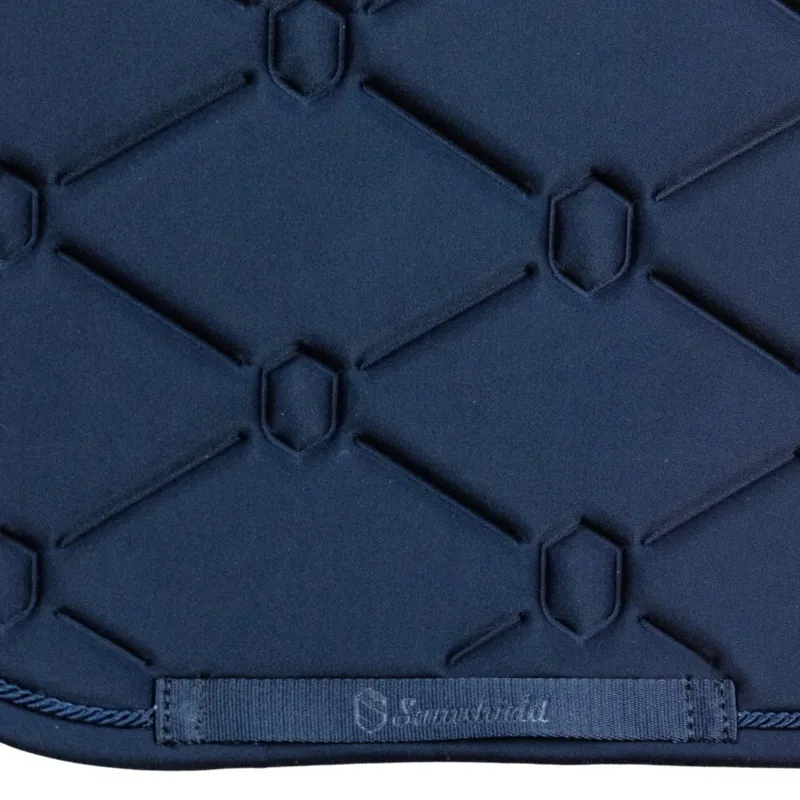 Samshield SpineShield Embroidery Dressage Saddlecloth - Blue-6