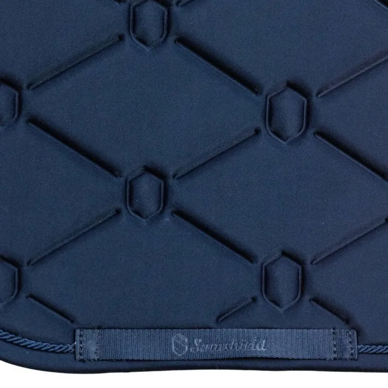 Samshield SpineShield Swarovski Dressage Saddlecloth - Blue-3
