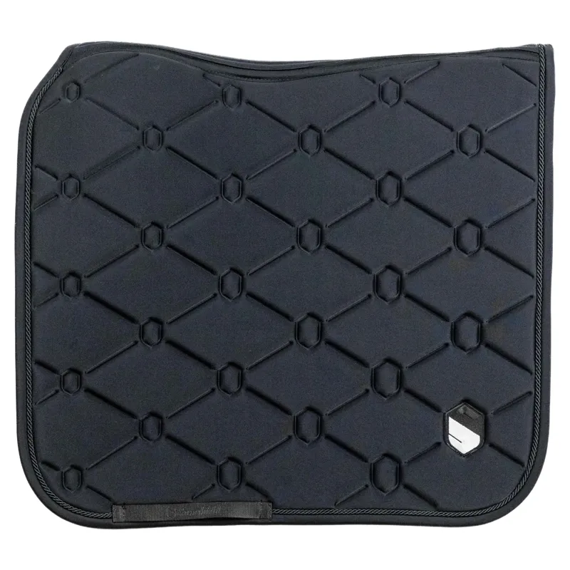 Samshield SpineShield Embroidery Dressage Saddlecloth - Black