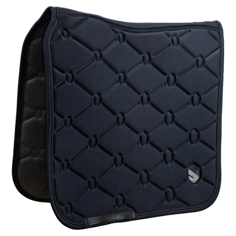 Samshield SpineShield Swarovski Dressage Saddlecloth - Black-1