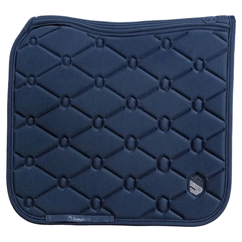 Samshield SpineShield Swarovski Dressage Saddlecloth - Blue