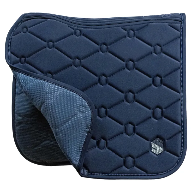 Samshield SpineShield Swarovski Dressage Saddlecloth - Blue-1