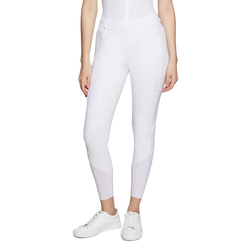 Samshield Tallia Knee Grip Ladies Competition Riding Tights - White