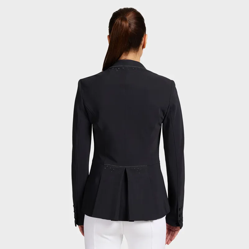 Samshield Victorine Crystal Fabric Tall Ladies Competition Jacket - Black-1