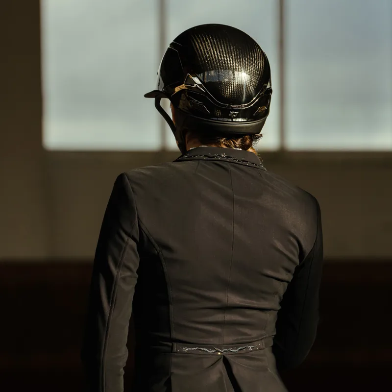 Samshield XJ Miss Riding Hat - Glossy Black-3