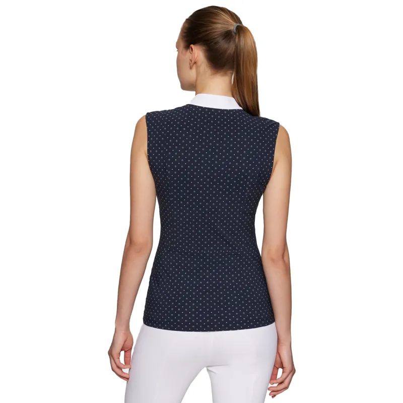 Samshield Yasmina Ladies Sleevelesss Show Shirt - White Blazon-1