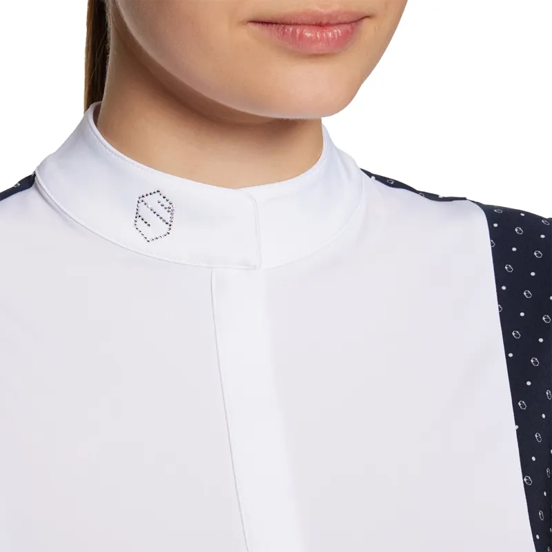 Samshield Yasmina Ladies Sleevelesss Show Shirt - White Blazon-2