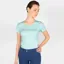 Samshield Axelle Holographic Ladies T-Shirt - Sea Green