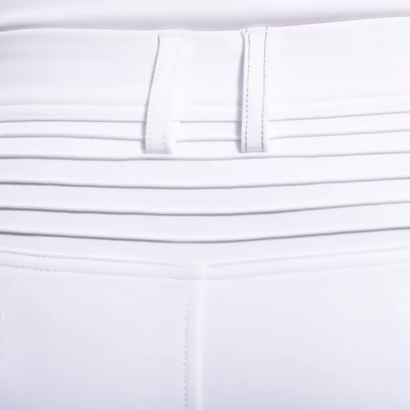Samshield Adele Knee Grip Ladies Breeches - White/Rose Gold-6