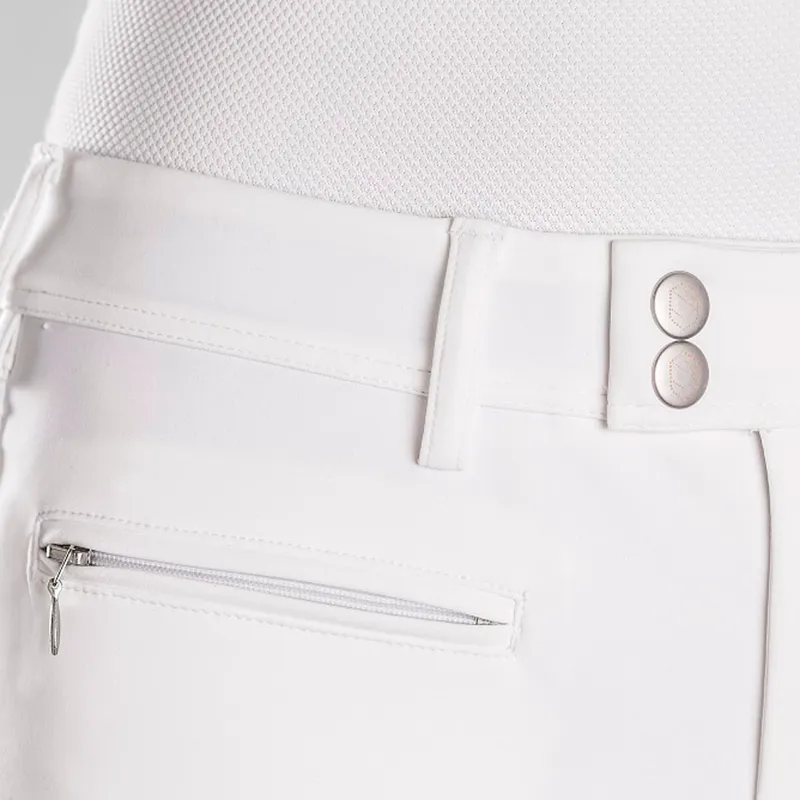 Samshield Adele Knee Grip Ladies Competition Breeches - White-3