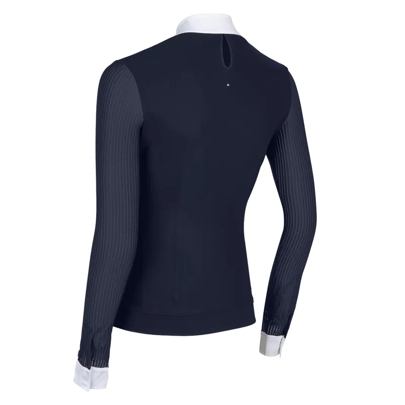 Samshield Faustine Long Sleeved Ladies Show Shirt - Navy-4