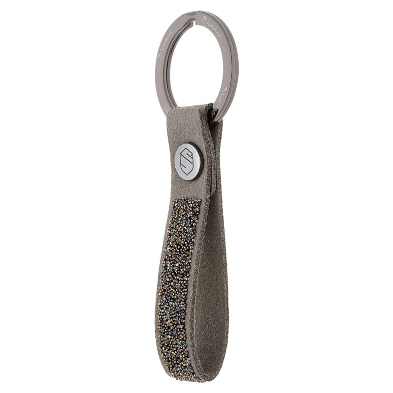 Samshield Crystal Fabric Keyring - Grey/Coffee-1