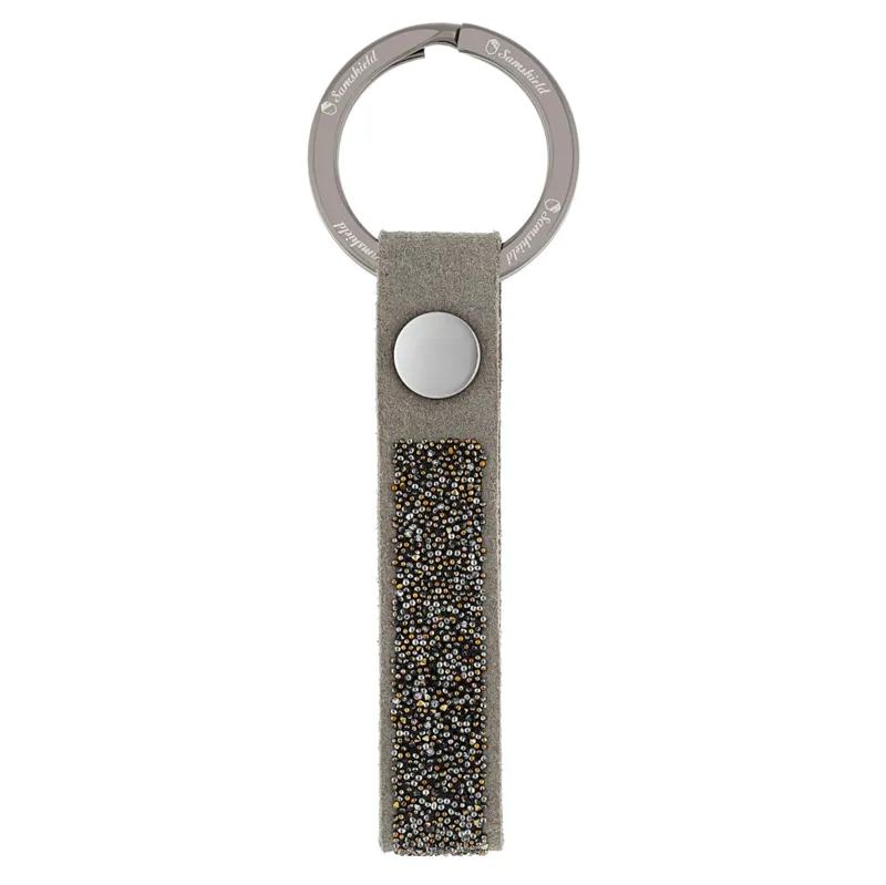 Samshield Crystal Fabric Keyring - Grey/Coffee-2