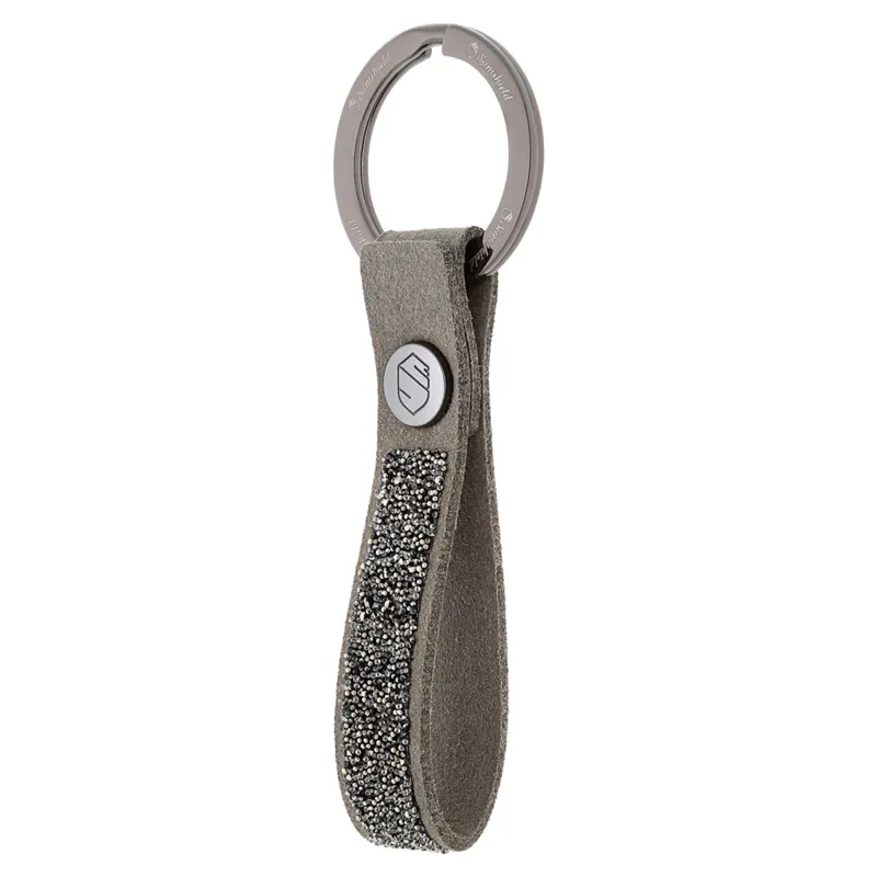Samshield Crystal Fabric Keyring - Grey/Metal Eclipse-1