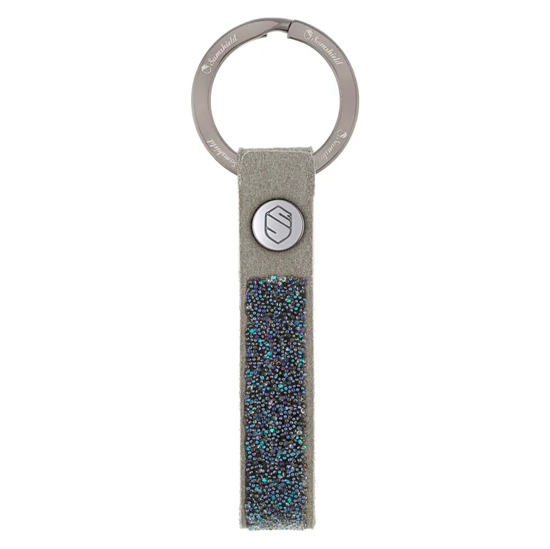 Samshield Crystal Fabric Keyring - Grey/Paradise Shine
