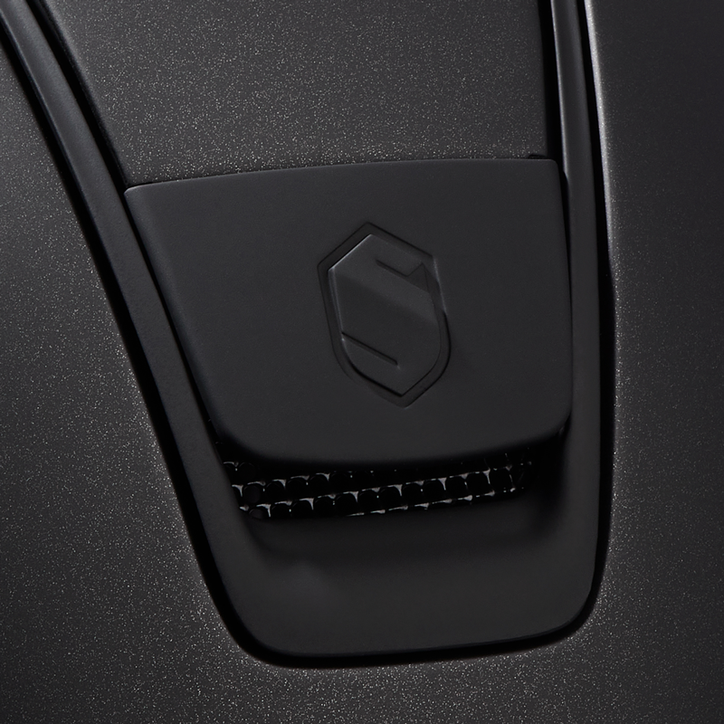 Samshield Shadowmatt Dark Line Standard Riding Hat - Black-1