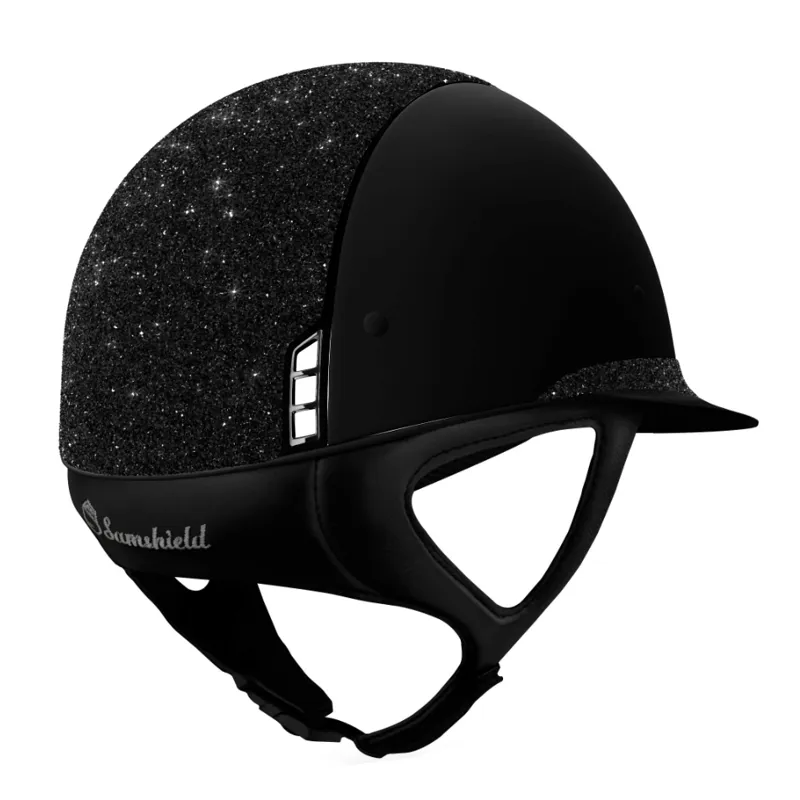 Samshield Miss Shield Ultra Fine Rock 5 Crystal Hat - Black/Black-1