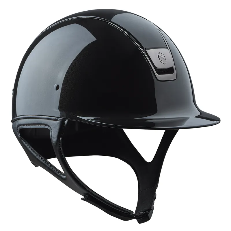 Samshield ShadowGlossy Standard Riding Hat - Black