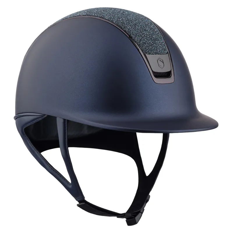 Samshield Shadowmatt 2.0 Crystal Fabric Riding Hat - Blue/Paradise