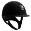 Samshield Shadowmatt Ultra Fine Rock Chrome Trim Riding Hat - Black