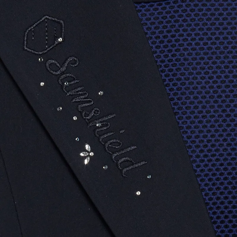 Samshield Victorine Flower Jewellery Ladies Competition Jacket - Navy-2