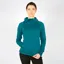 Samshield Stella Ladies Zip Fleece Hoodie - Ocean Depth