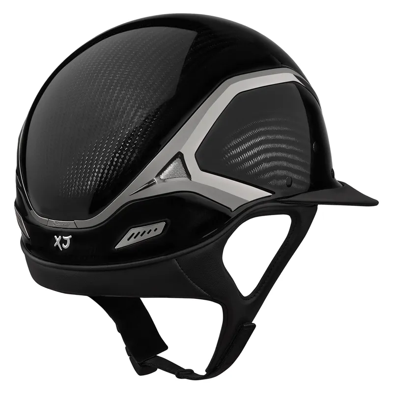 Samshield XJ Miss Riding Hat - Glossy Black/Swarovski-1